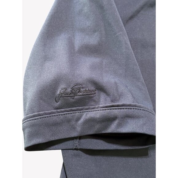 Jack Nicklaus NAVY Mens StayDri Polo Golf Shirt Medium Blue Short Sleeve Casual - Picture 6 of 6